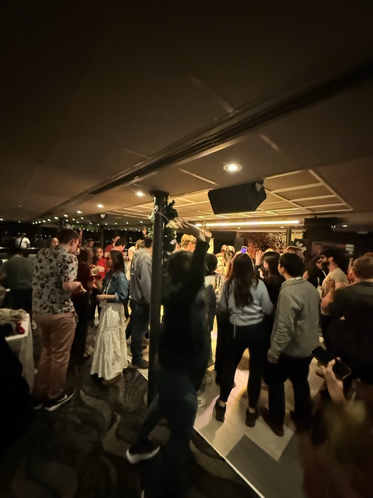 Dance floor on the boat